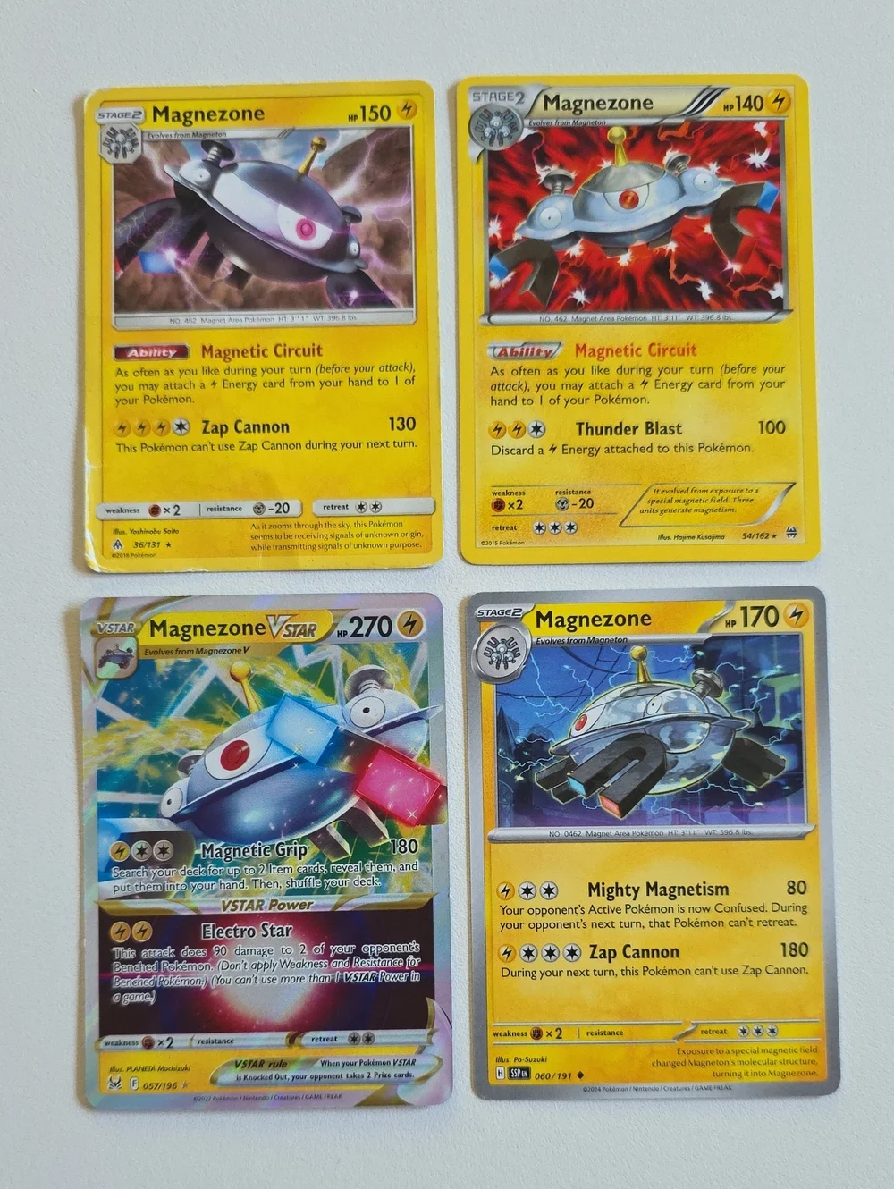 Pokemon Magnemite, Magneton, And Magnezone Card Lot